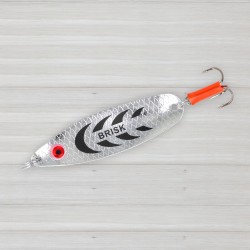 Блешня коливна ZEOX Brisk № 2, 17г, колір № 001В Silver